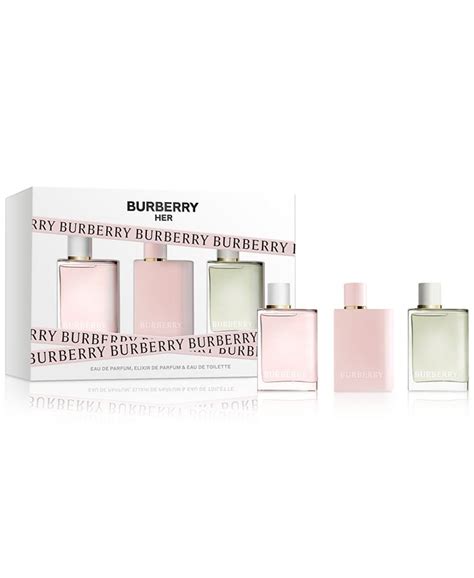 3-pc. her burberry mini fragrance gift set|Burberry Her Mini Collection 3.